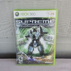 Supreme Commander Xbox 360 Video Game Disc Manual Microsoft